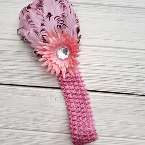 Posh Baby Feather Headband